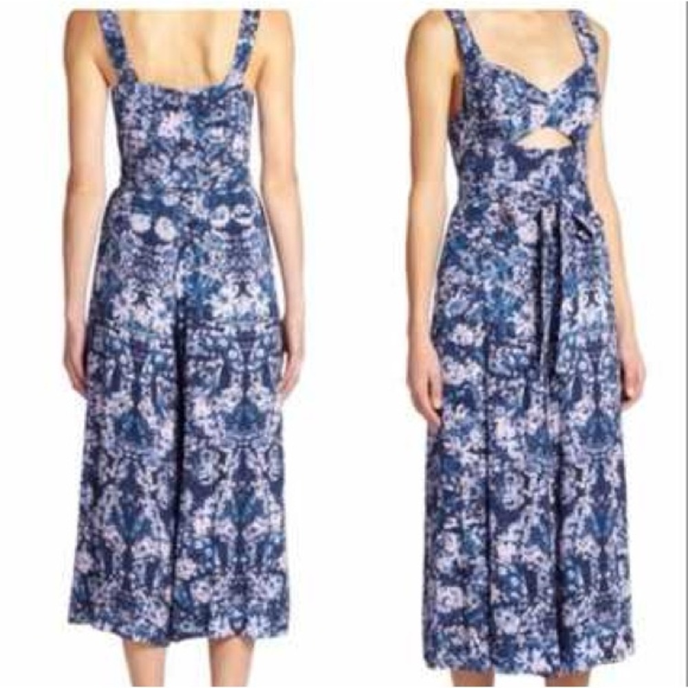 Rebecca Taylor Kiku Print Jumpsuit